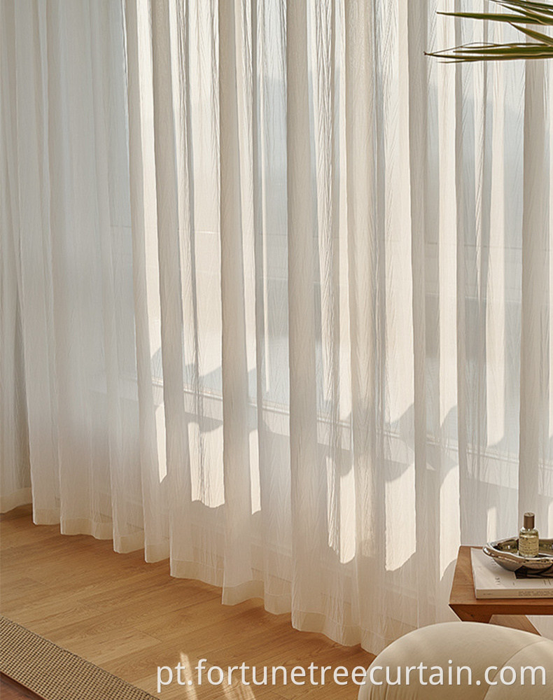 Textiles Blackout Shading Crepe Curtain Sheer